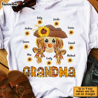 Personalized Fall Grandma Scarecrow T Shirt AG242 23O31 thumb 1