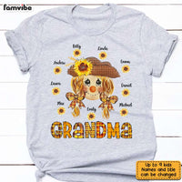 Personalized Fall Grandma Scarecrow T Shirt AG242 23O31 thumb 1
