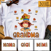 Personalized Happy Fall Season Grandma T Shirt AG251 58O53 thumb 1