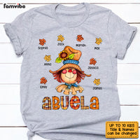 Personalized Happy Fall Season Grandma T Shirt AG251 58O53 thumb 1