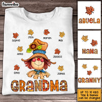 Personalized Happy Fall Season Grandma T Shirt AG251 58O53 thumb 1