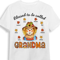Personalized Fall Scarecrow Grandma T Shirt AG261 30O53 thumb 1