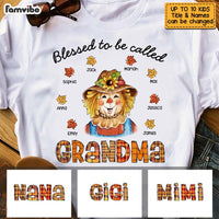 Personalized Fall Scarecrow Grandma T Shirt AG261 30O53 thumb 1