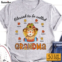 Personalized Fall Scarecrow Grandma T Shirt AG261 30O53 thumb 1