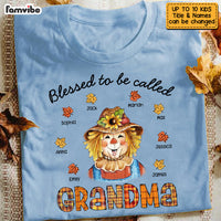 Personalized Fall Scarecrow Grandma T Shirt AG261 30O53 thumb 1