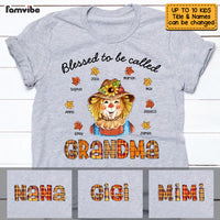 Personalized Fall Scarecrow Grandma T Shirt AG261 30O53 thumb 1
