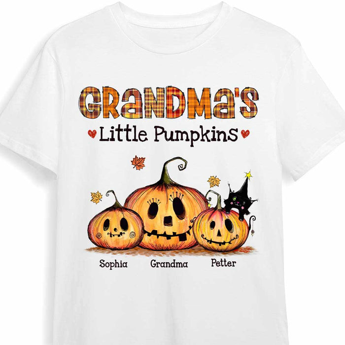 Personalized Fall Grandma Pumpkins T Shirt AG251 32O47 1