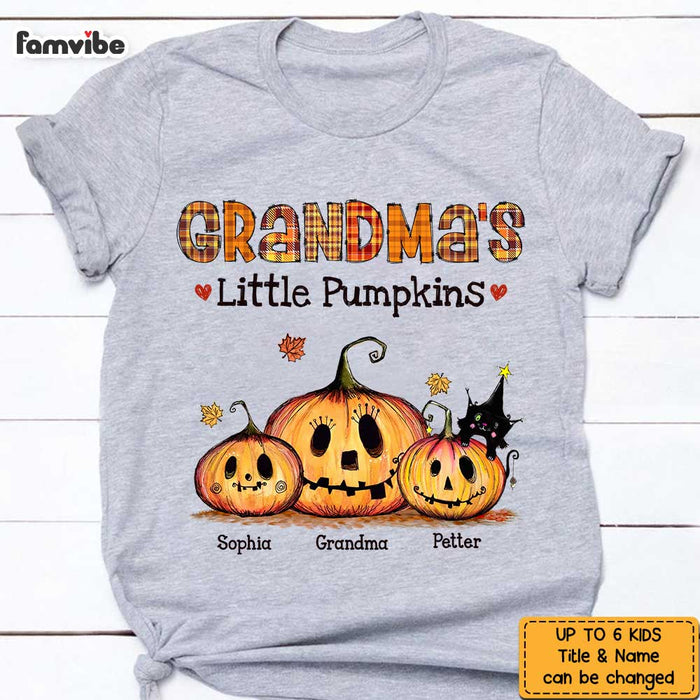 Personalized Fall Grandma Pumpkins T Shirt AG251 32O47 1