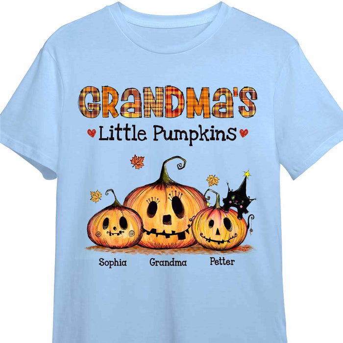 Personalized Fall Grandma Pumpkins T Shirt AG251 32O47 1