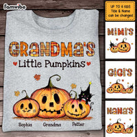 Personalized Fall Grandma Pumpkins T Shirt AG251 32O47 thumb 1