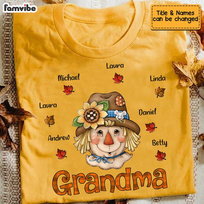 Personalized Grandma Fall T Shirt AG253 32O34 1
