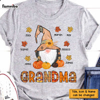 Personalized Fall Gnomes Grandma T Shirt AG262 30O47 thumb 1