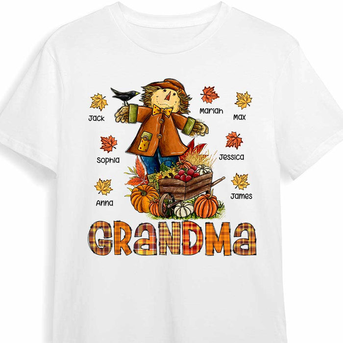 Personalized Blessed To Be Called Grandma Happy Fall Season T Shirt AG244 58O47 1