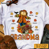 Personalized Blessed To Be Called Grandma Happy Fall Season T Shirt AG244 58O47 1