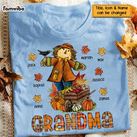 Personalized Blessed To Be Called Grandma Happy Fall Season T Shirt AG244 58O47 thumb 1