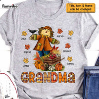 Personalized Blessed To Be Called Grandma Happy Fall Season T Shirt AG244 58O47 thumb 1