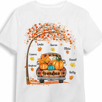Personalized Thanksful Grandma Hello Fall Truck T Shirt AG245 58O34 thumb 1