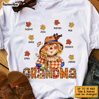 Personalized Hello Fall Grandma Scarecrow T Shirt AG252 58O53 thumb 1