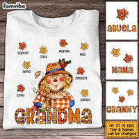 Personalized Hello Fall Grandma Scarecrow T Shirt AG252 58O53 thumb 1