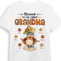 Personalized Fall Scarecrown Grandma T Shirt AG242 30O28 thumb 1