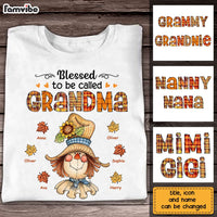 Personalized Fall Scarecrown Grandma T Shirt AG242 30O28 thumb 1