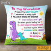 Personalized Dinosaur Grandmasarus Rainbow Hug This Pillow AG254 58O47 1