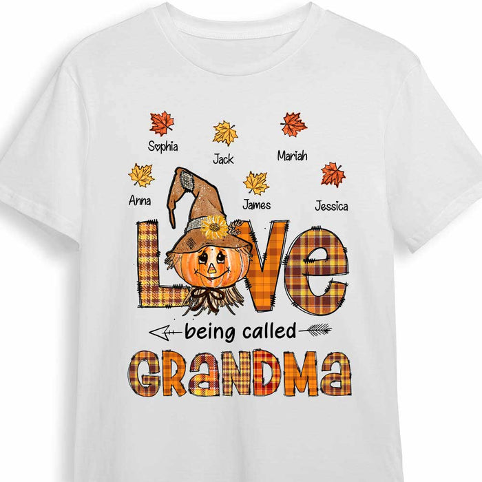 Personalized Fall Grandma T Shirt AG272 23O34 1