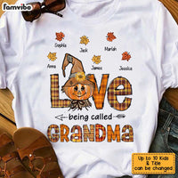 Personalized Fall Grandma T Shirt AG272 23O34 thumb 1