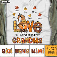 Personalized Fall Grandma T Shirt AG272 23O34 thumb 1