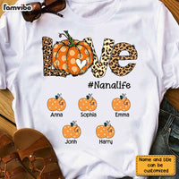 Personalized Grandma Life Fall T Shirt AG255 32O28 thumb 1