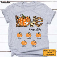 Personalized Grandma Life Fall T Shirt AG255 32O28 thumb 1