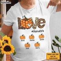 Personalized Grandma Life Fall T Shirt AG255 32O28 thumb 1