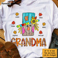 Personalized Grandma Scarecrown Fall T Shirt AG252 30O47 thumb 1