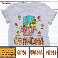 Personalized Grandma Scarecrown Fall T Shirt AG252 30O47 thumb 1