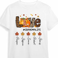 Personalized Grandma Life Fall T Shirt AG301 32O47 thumb 1