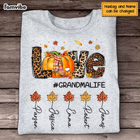 Personalized Grandma Life Fall T Shirt AG301 32O47 thumb 1