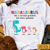 Personalized Dinosaur Grandma T Shirt AG252 85O31 1