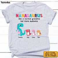 Personalized Dinosaur Grandma T Shirt AG252 85O31 thumb 1