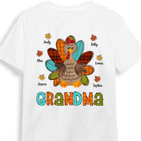 Personalized Fall Turkey Grandma T Shirt AG261 85O31 thumb 1