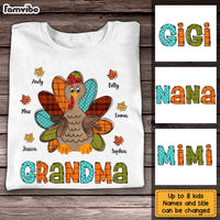 Personalized Fall Turkey Grandma T Shirt AG261 85O31 thumb 1