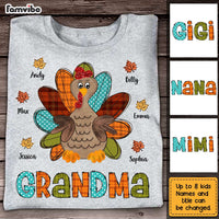 Personalized Fall Turkey Grandma T Shirt AG261 85O31 thumb 1