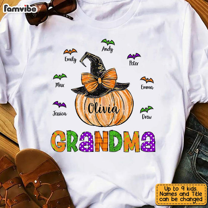 Personalized Halloween Grandma Witch T Shirt AG273 23O31 1