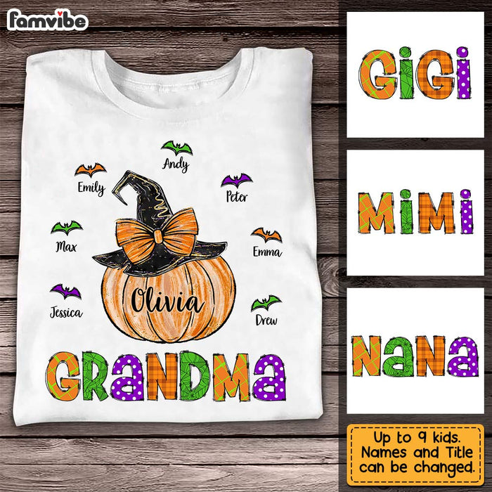 Personalized Halloween Grandma Witch T Shirt AG273 23O31 1