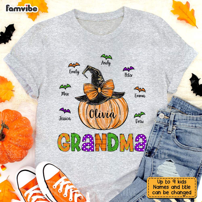 Personalized Halloween Grandma Witch T Shirt AG273 23O31 1