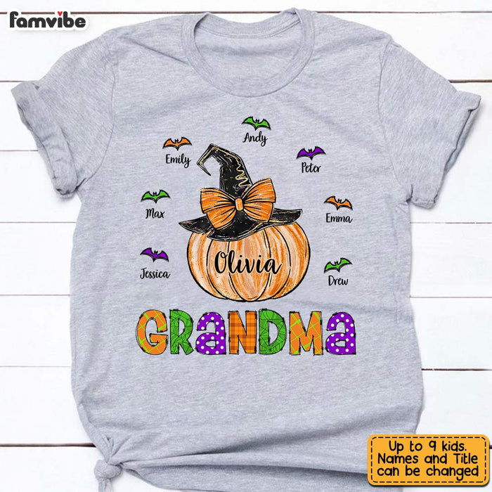 Personalized Halloween Grandma Witch T Shirt AG273 23O31 1