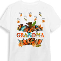 Personalized Fall Pumpkin Grandma T Shirt AG305 32O31 thumb 1