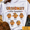 Personalized Scarecrow Happy Fall Grandma T Shirt AG261 58O47 1