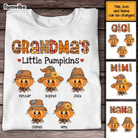 Personalized Scarecrow Happy Fall Grandma T Shirt AG261 58O47 thumb 1