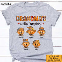 Personalized Scarecrow Happy Fall Grandma T Shirt AG261 58O47 thumb 1