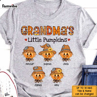 Personalized Scarecrow Happy Fall Grandma T Shirt AG261 58O47 thumb 1